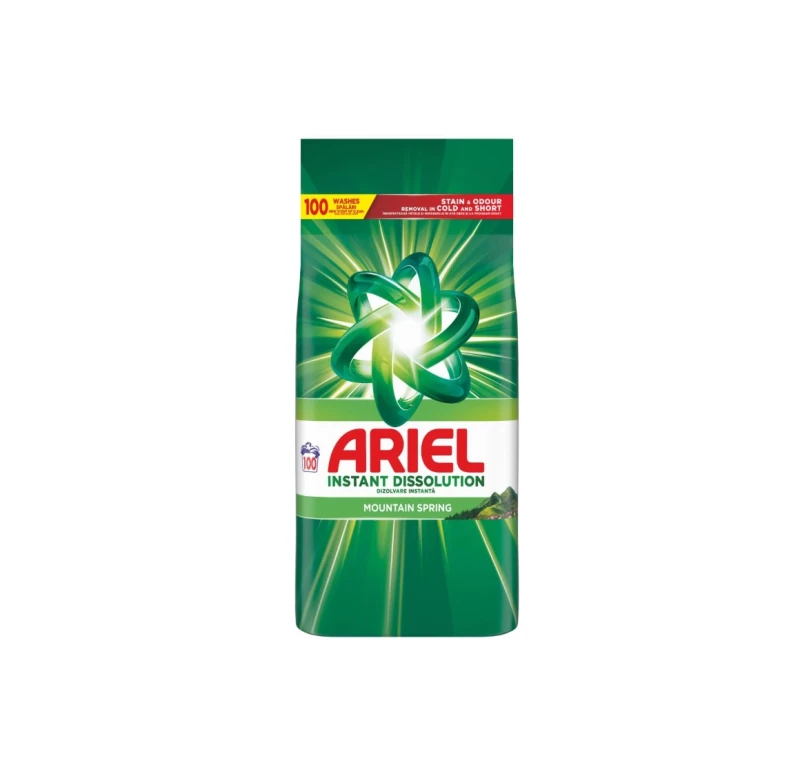 ARIEL Mountain Spring Detergent Rufe 6,5 Kg 100 sp